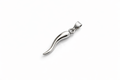 26mm Silver Cornicello Pendant