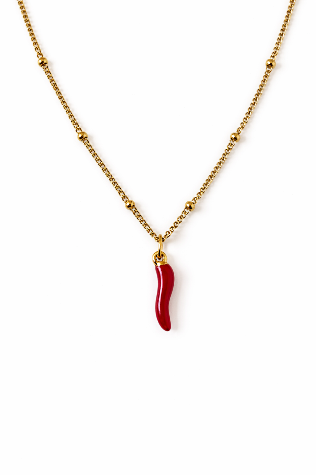 Rosso Oro Luck Pendant Necklace
