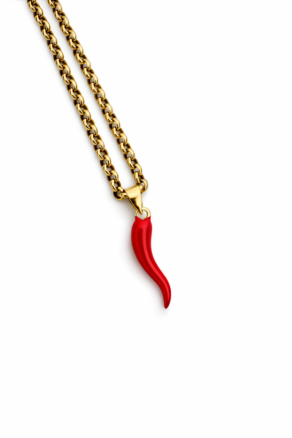 26mm Red Cornicello Pendant
