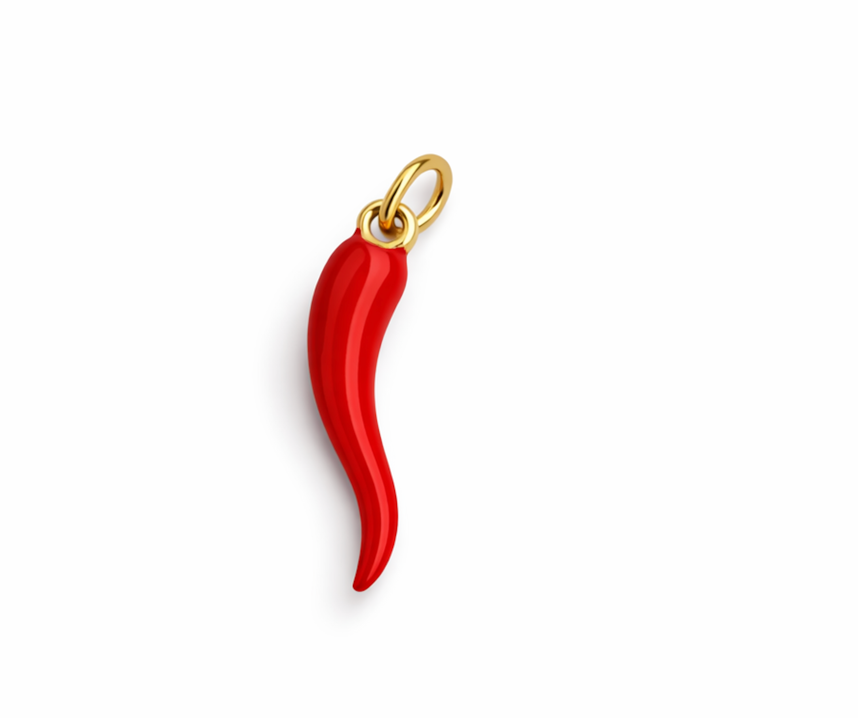 18mm Red Cornicello Pendant